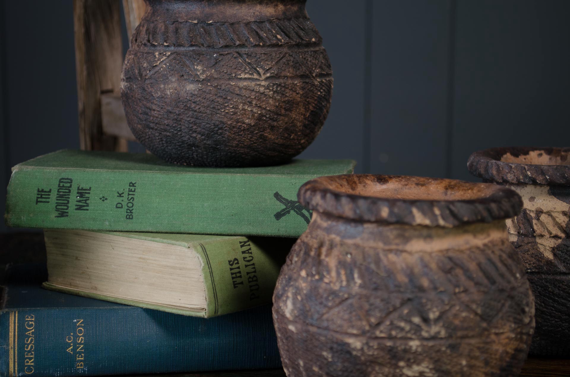 sgraffito black bowl