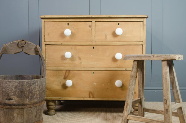 Victorian pine drawers