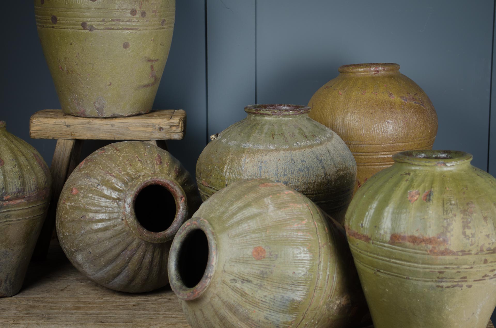 antique chinese rice wine jar