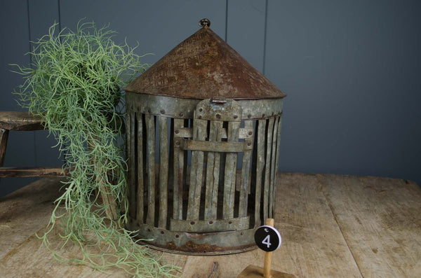 antique indian bird cage 