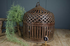 reclaimed indian bird cage