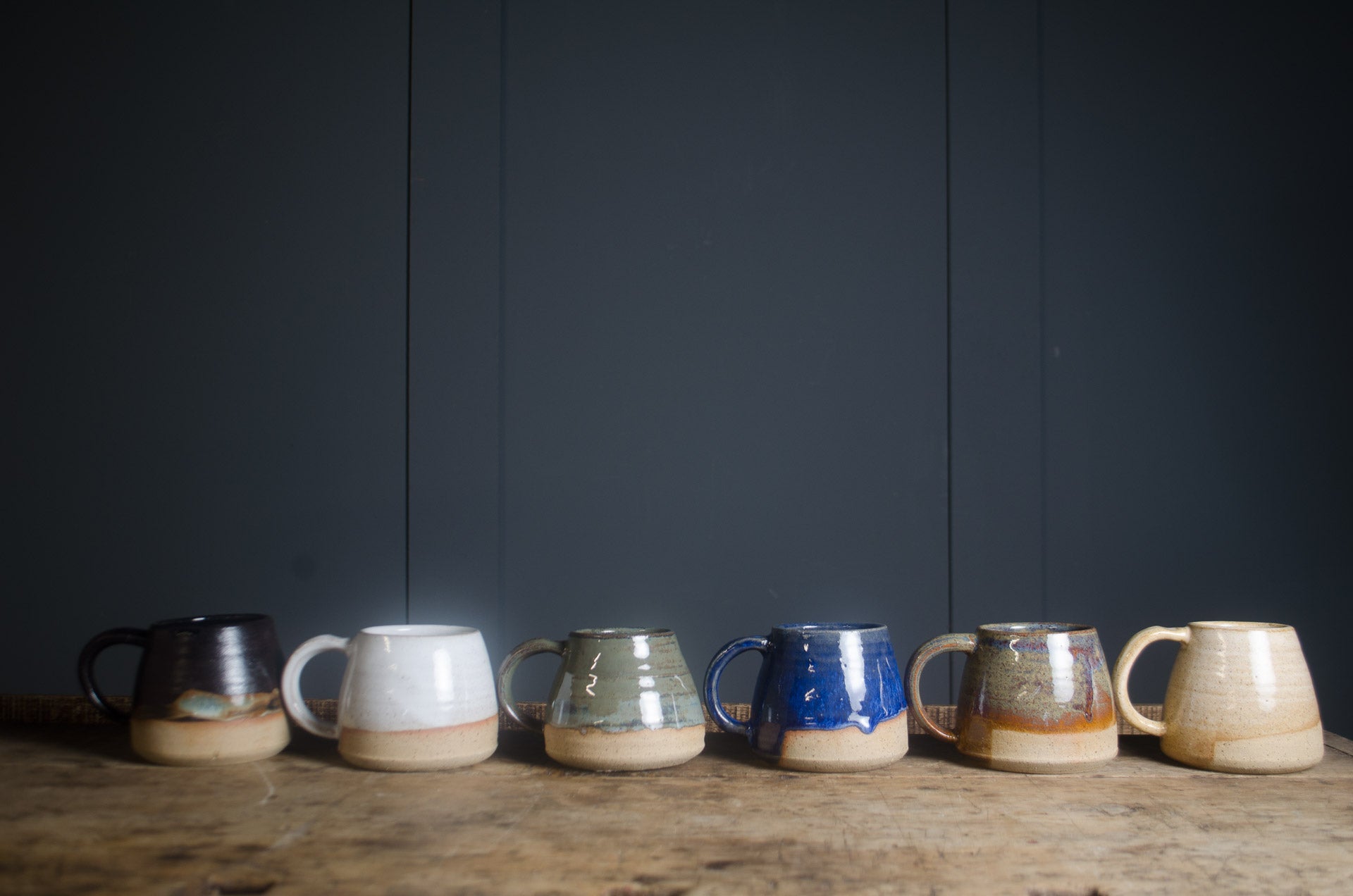 
NEW DESIGN Relish hand thrown tapered mug - various colours