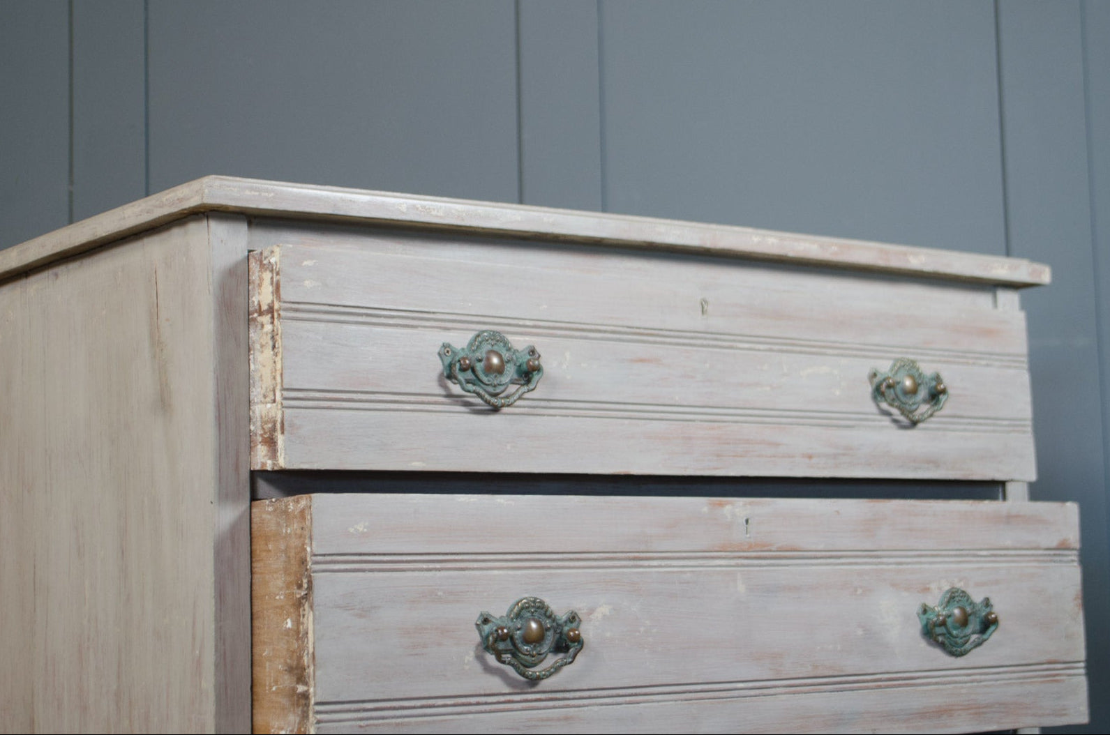 
Lime washed drawers