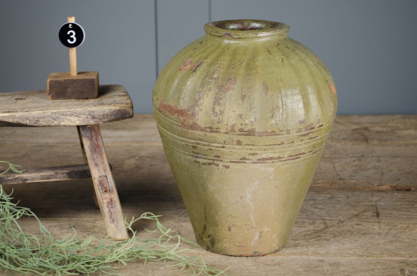 antique chinese rice wine jar