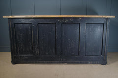 Reclaimed shop counter kitchen island