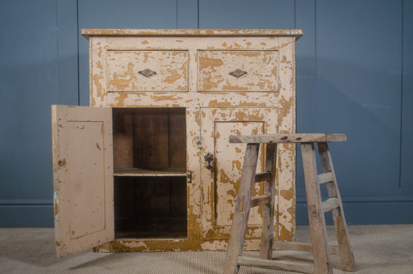 Chippy paint cupboard in pink
