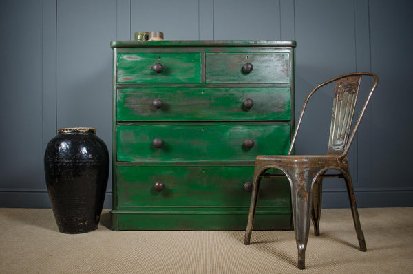 Victorian painted chest of drawers