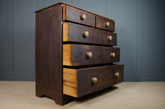 antique oak chest of drawers