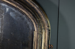 Antique over mantle foxed mirror