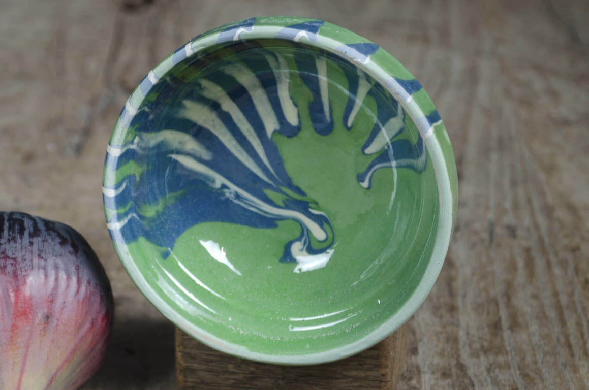green mini tapas bowl