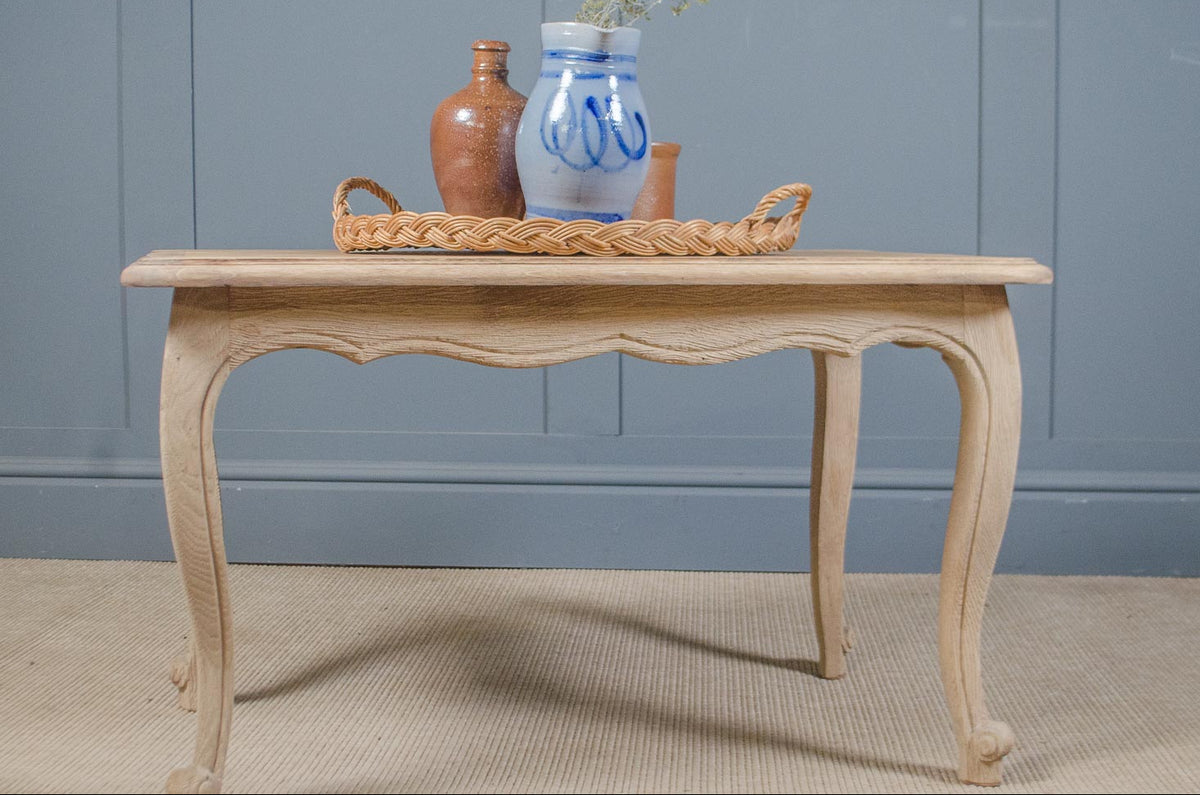 
Matching French oak bedside and occasional tables