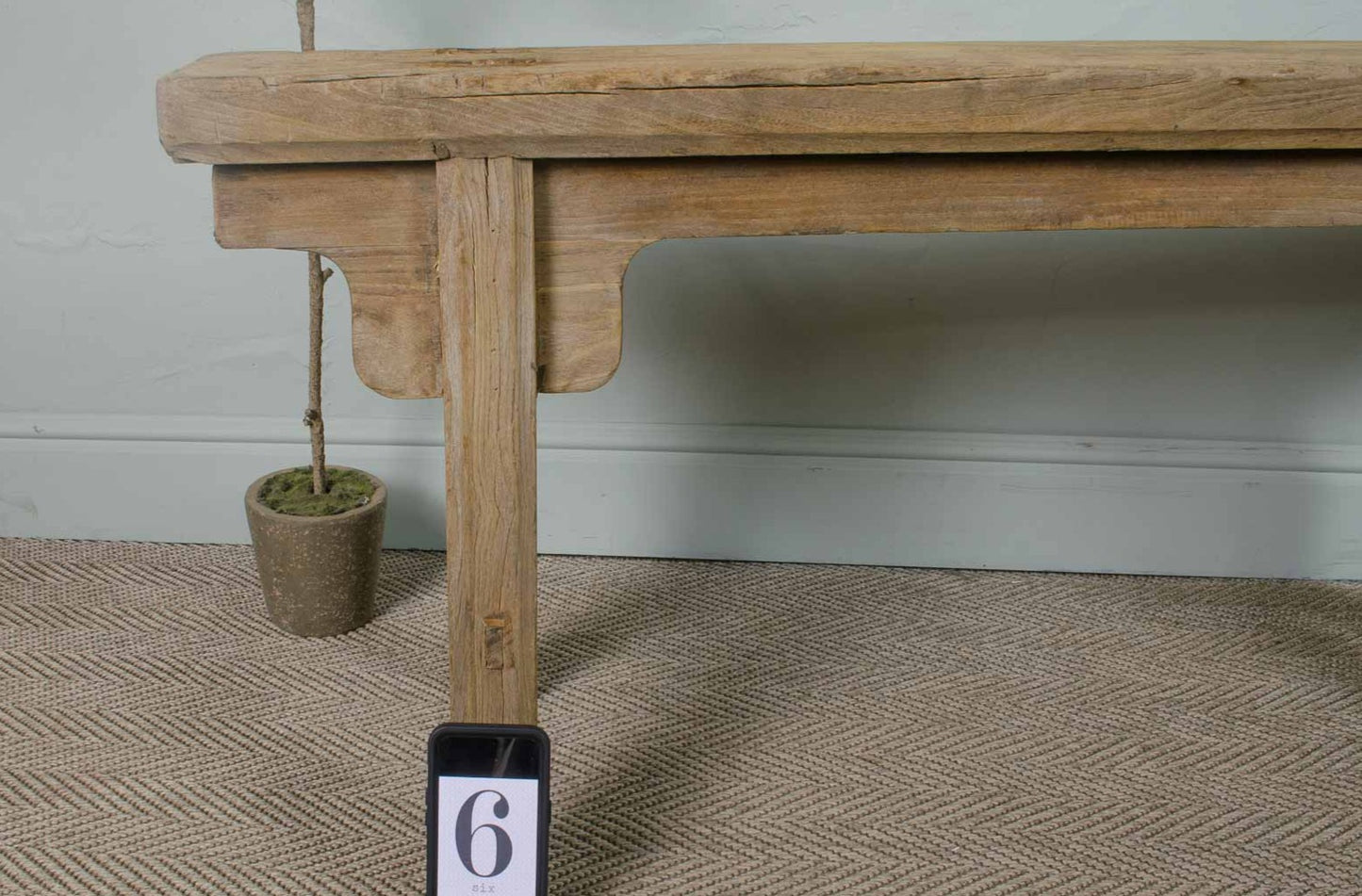 Antique market bench