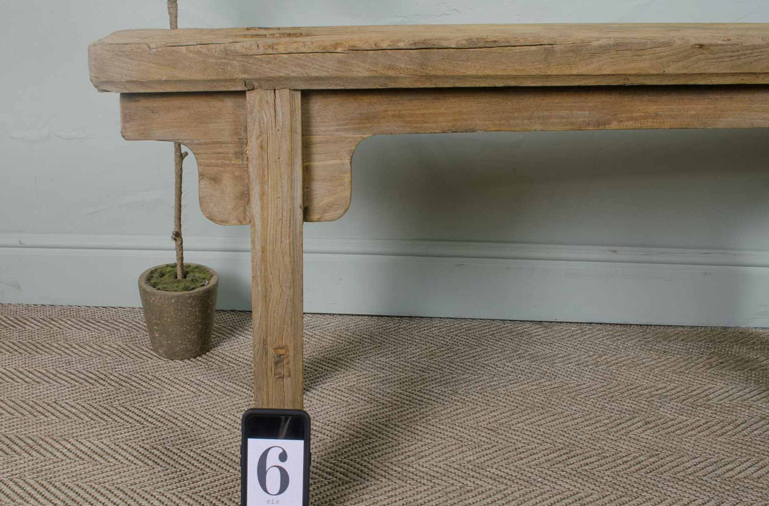 
Antique market bench
