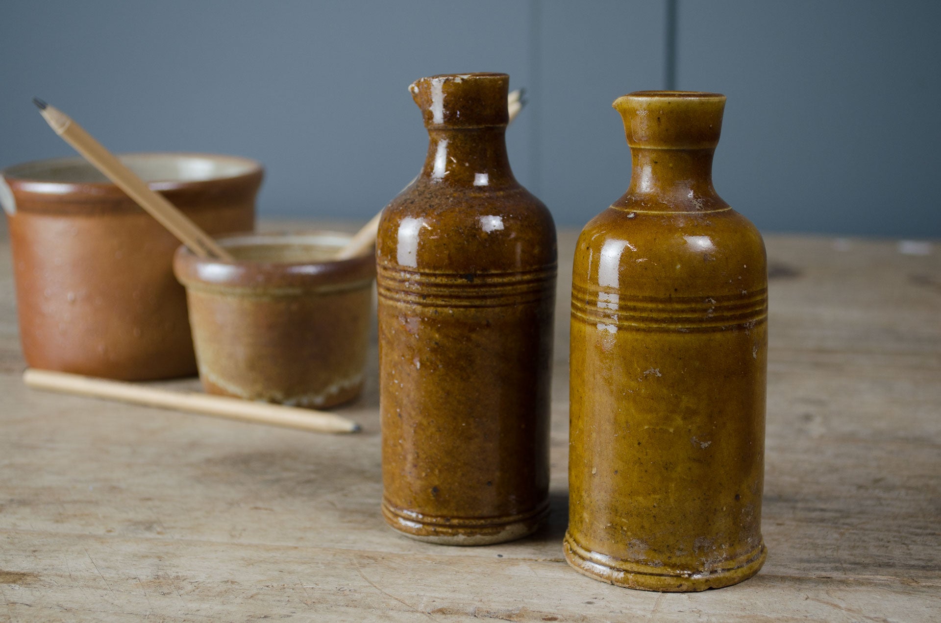 french stoneware ink bottle