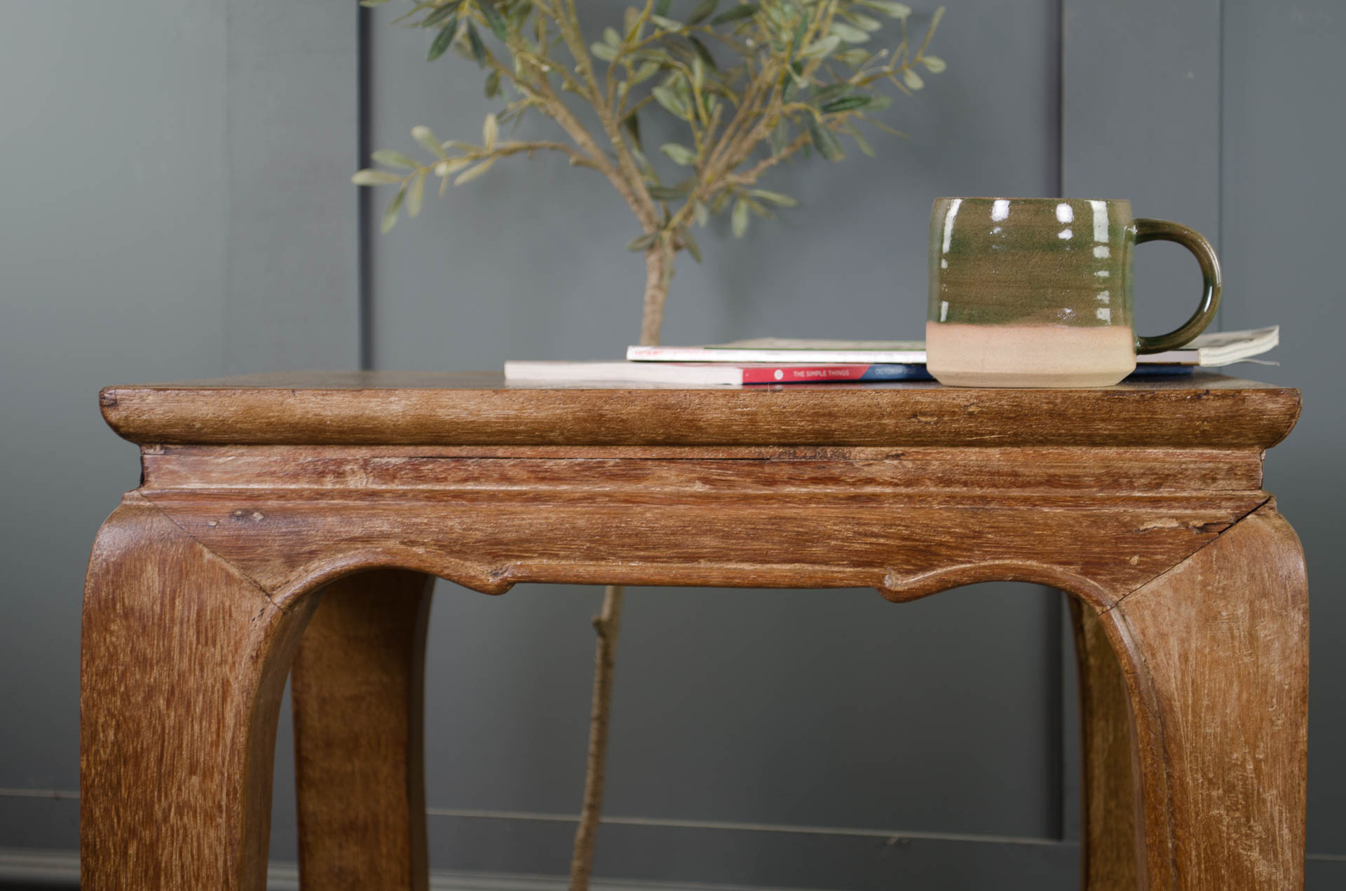 
antique chinese elm coffee table