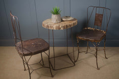 Spalted oak side table