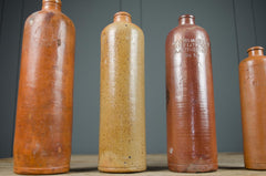 Antique gin bottles