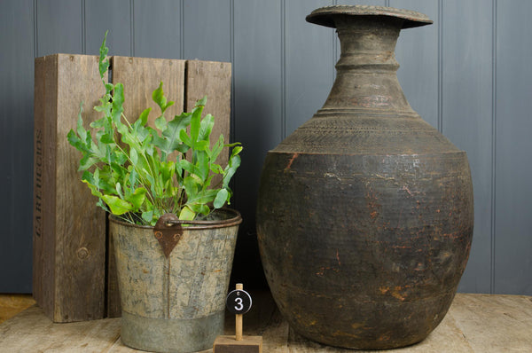 antique copper water jug