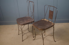 reclaimed indian wire chairs