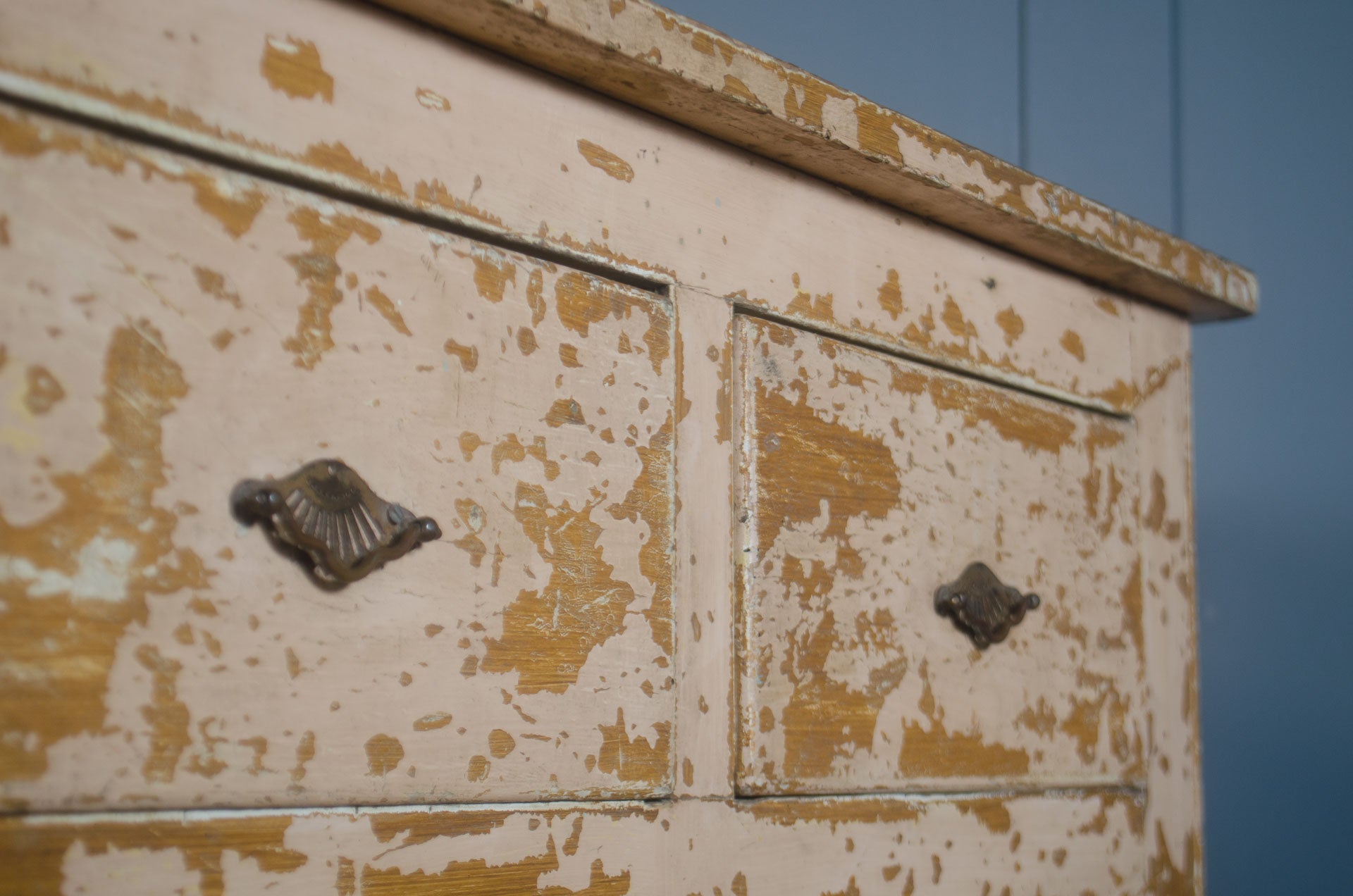 chippy painted cupboard