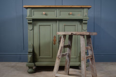 European painted sideboard