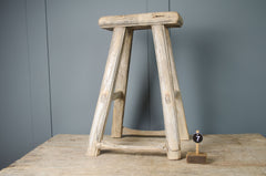 Antique Elm stools / side tables