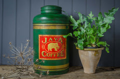 antique coffee canister