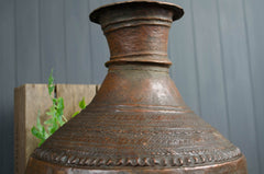 antique copper water jug