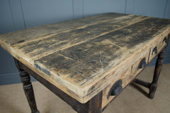 antique pine kitchen table