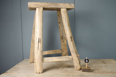 Antique Elm stools / side tables