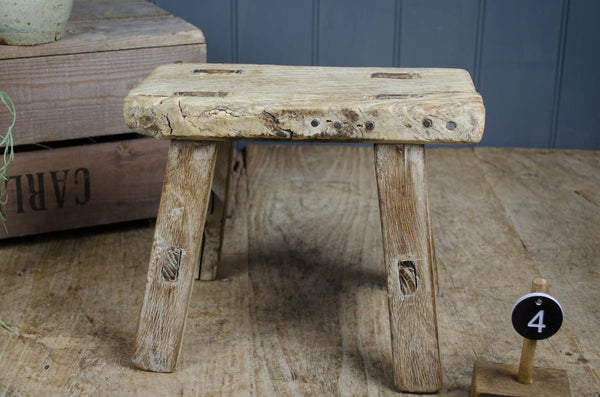 mini antique stool
