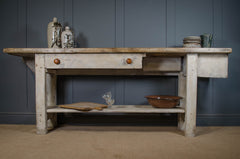 farmhouse kitchen island cottage workbench
