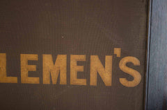 antique train station sign