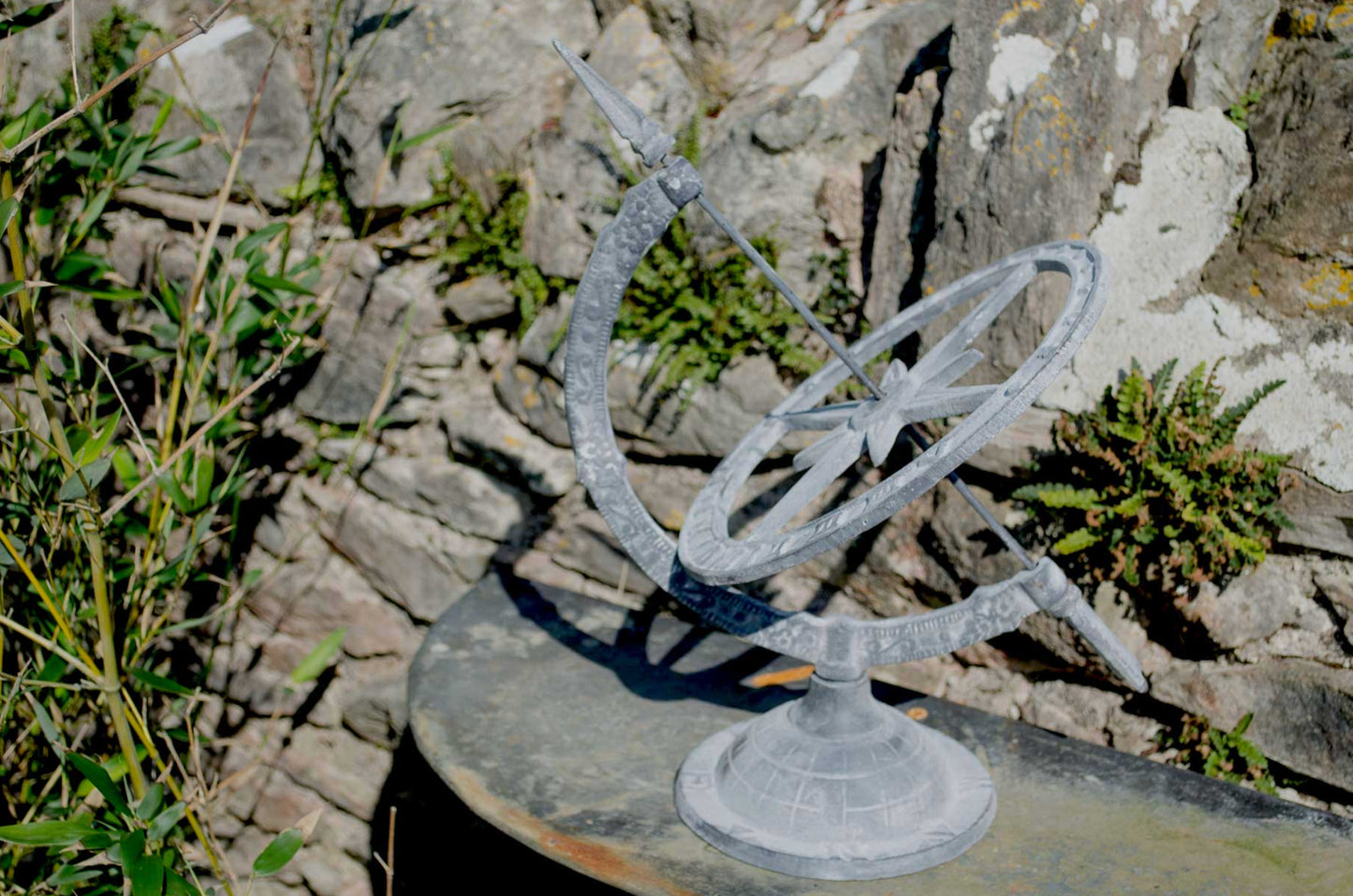 antique sun dial