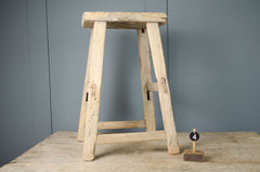 Antique Elm stools / side tables