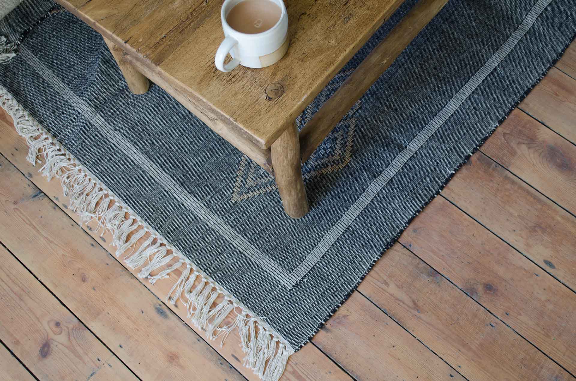 
Natural grey rug