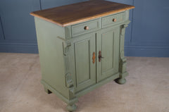 European painted sideboard