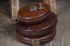 Surveyors leather tape measure