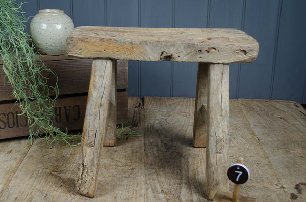 chinese elm stool
