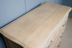 Elegant French style bedroom chest in pale oak