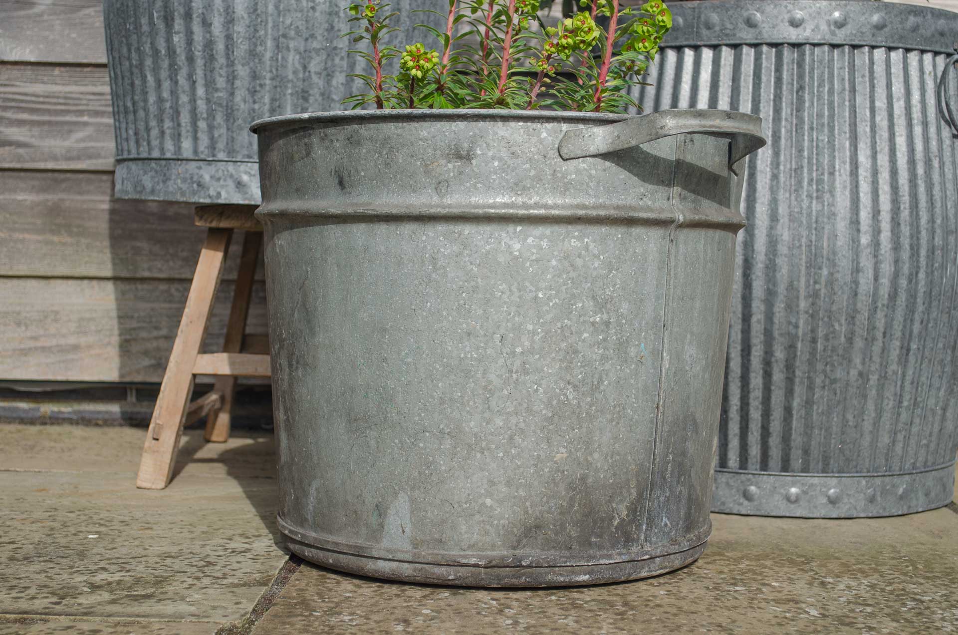 french zinc bucket