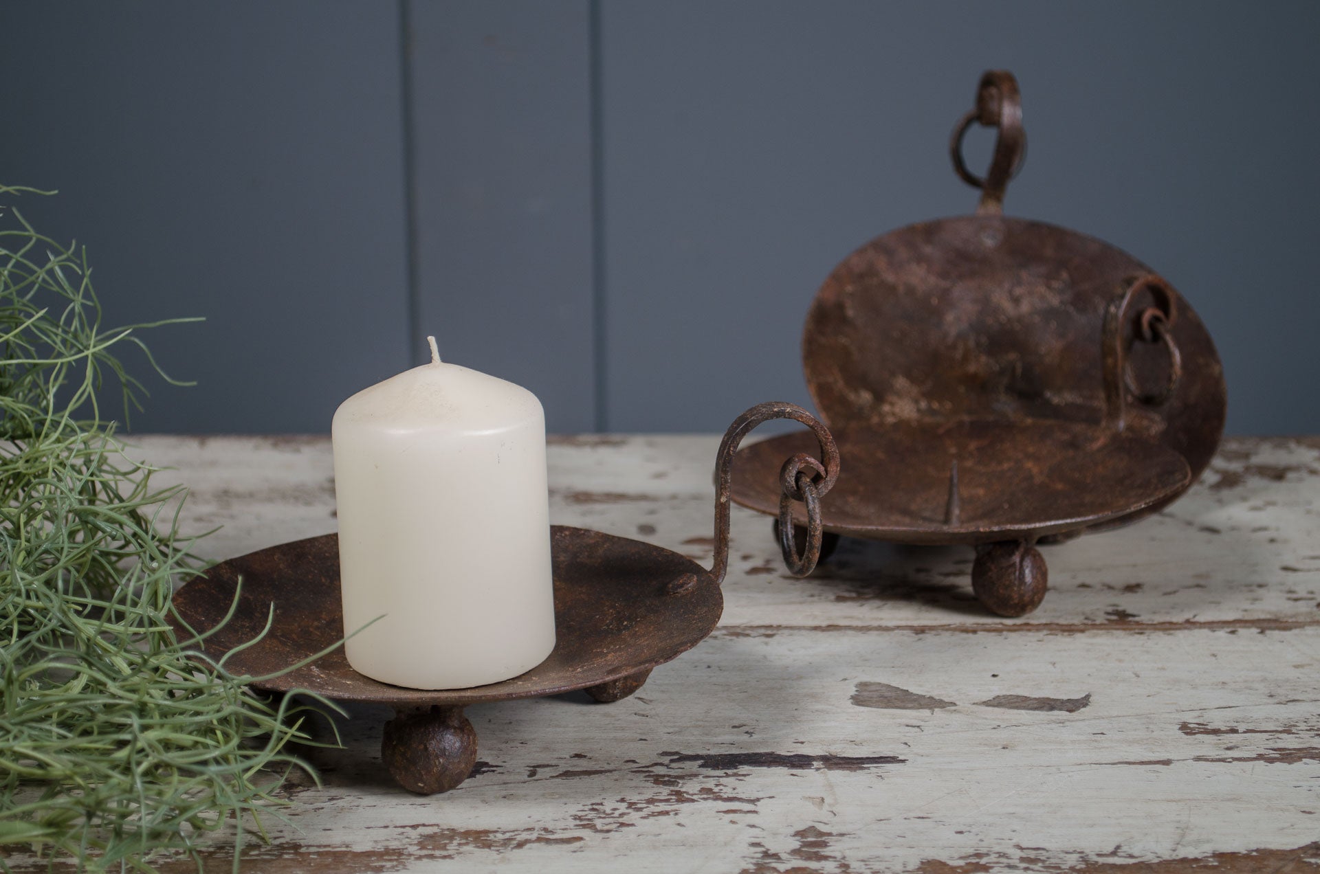  reclaimed Indian candle holder, rustic candle holder, hanging metal candle holder, vintage Indian decor, antique candle sconce, beeswax candle holder, industrial candle holder, reclaimed home accessory