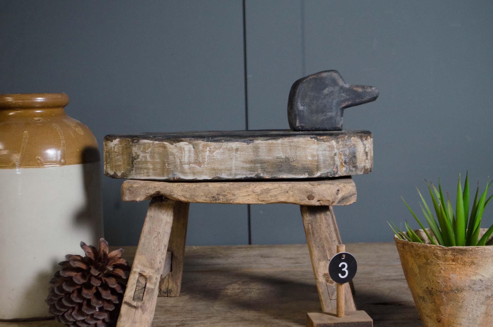 
Handmade Wooden Normandy Duck Decoy