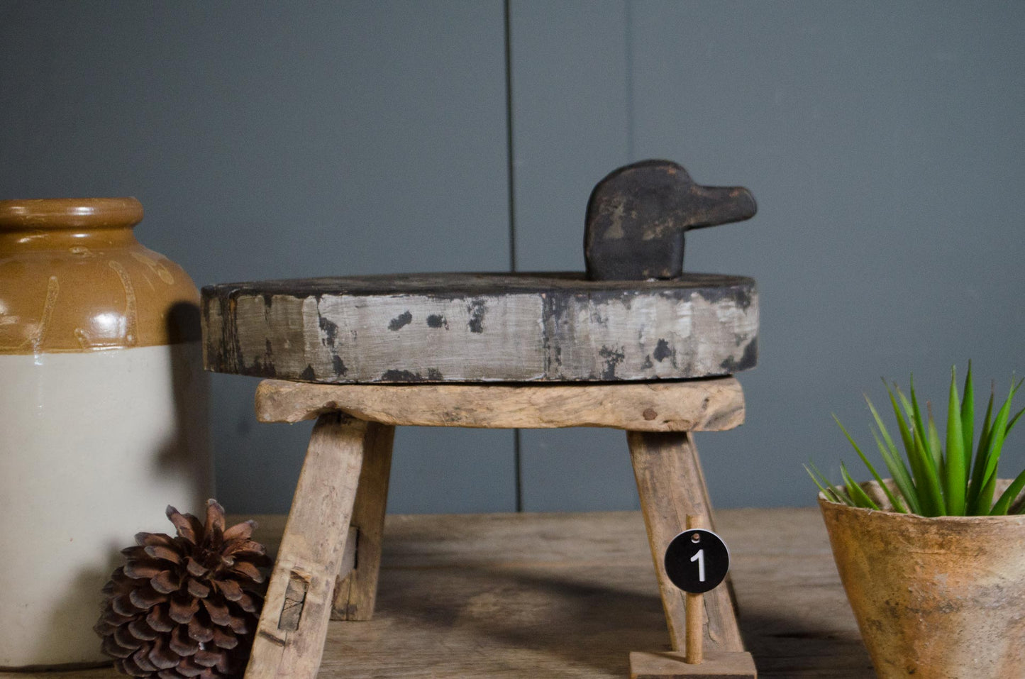 Handmade Wooden Normandy Duck Decoy