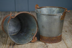 mini galvanised bucket