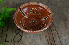 Antique Romanian terracotta bowls