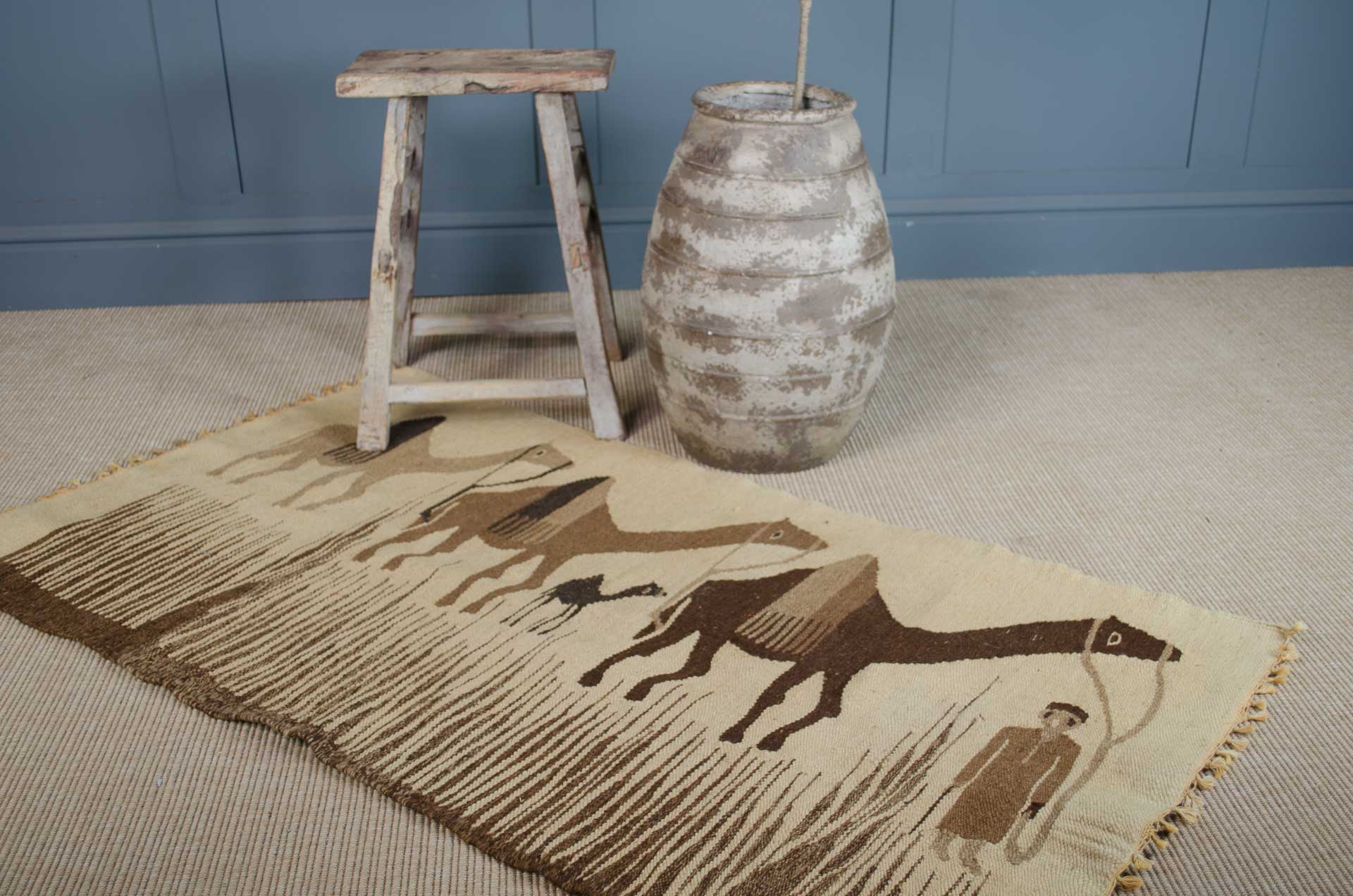 
Vintage Turkish tapestry rugs - Camels