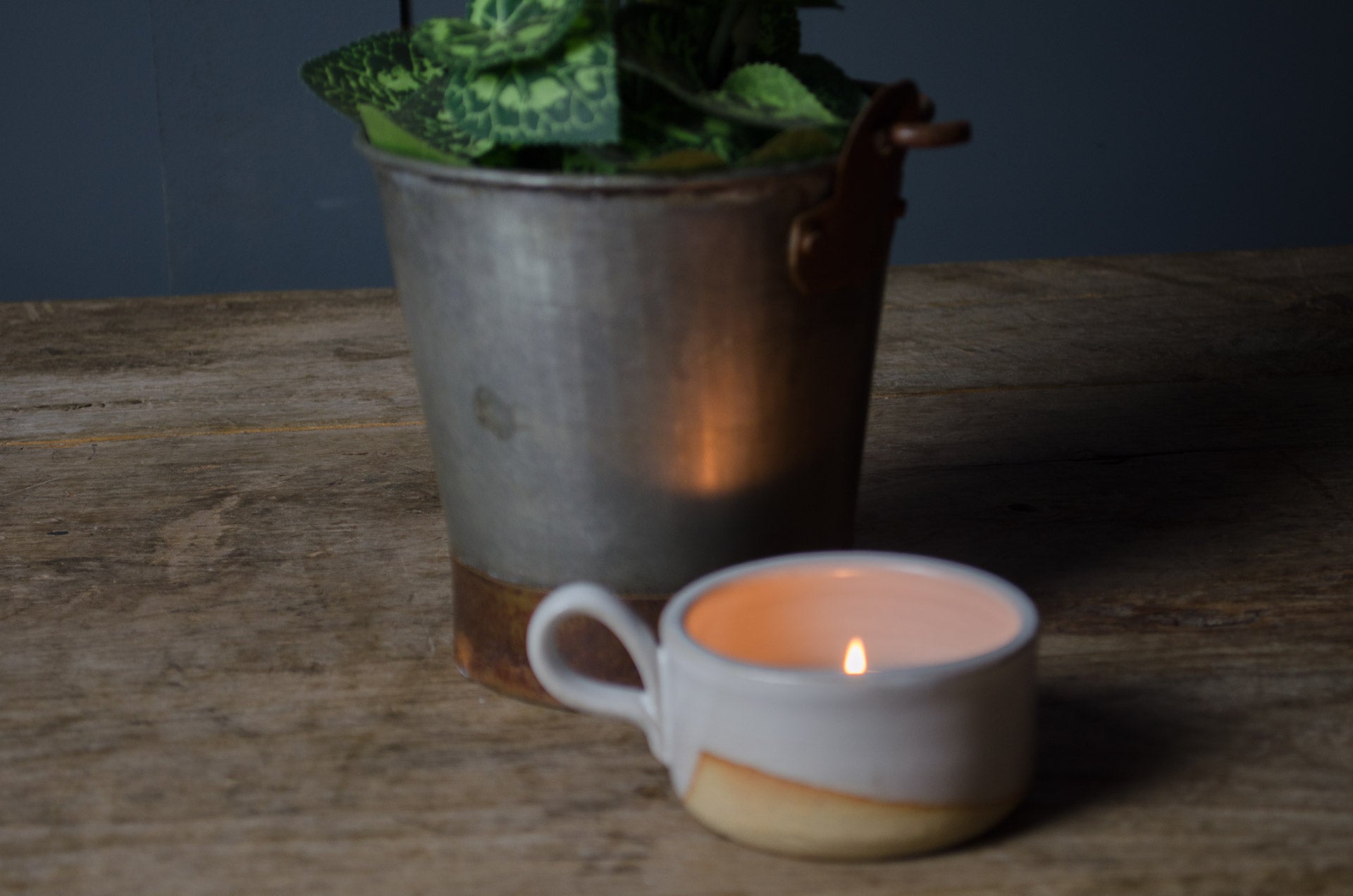 Relish stoneware tealight cup