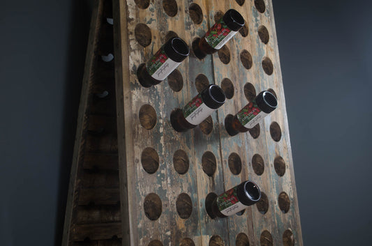 Antique Chateau Wine Riddler, French, Oak, 120 Bottle, Champagne Rack, Victorian