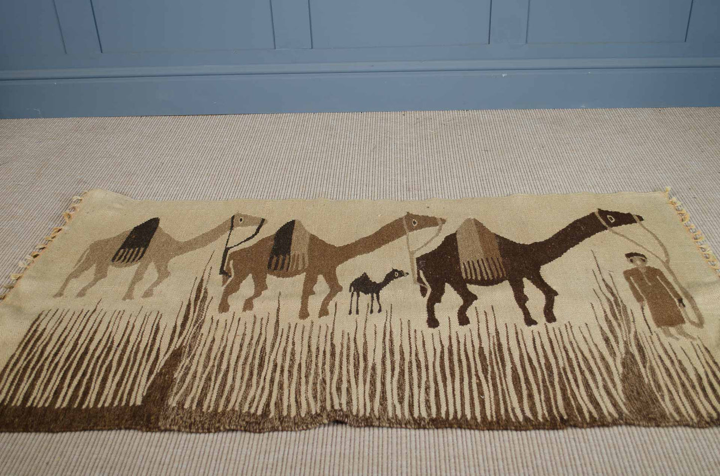 Vintage Turkish tapestry rugs - Camels